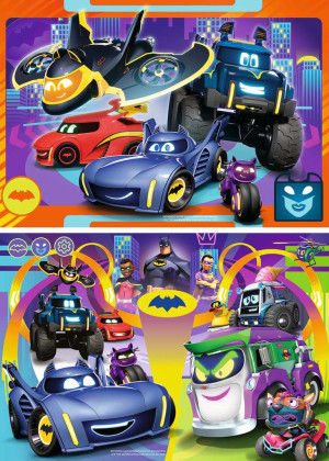 Ravensburger-Puzzle 24 Teile: DC Batwheels|Seid ihr bereit?