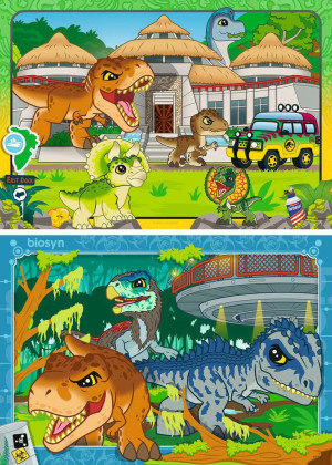 Ravensburger-Puzzle 24 Teile: Jurrasic World Explorers|Leben in der Wildnis