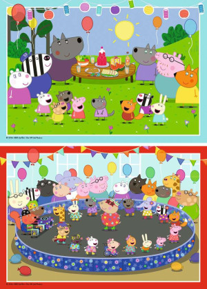 Ravensburger-Puzzle 24 Teile: Peppa Pig|Partyzeit!