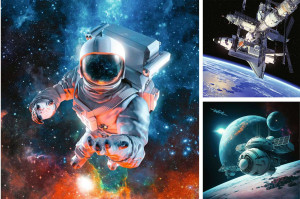 Ravensburger-Puzzle 49 Teile: Abenteuer Weltraum
