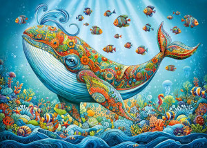 CherryPazzi-Puzzle 1000 Teile: Prinz der Wale