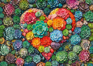CherryPazzi-Puzzle 1000 Teile: Die Form der Liebe