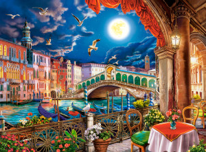 Castorland-Puzzle 2000 Teile: Eine romantische Nacht in Venedig