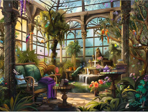 Ravensburger-Puzzle 1500 Teile: Das Gewächshaus