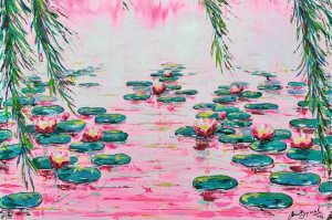 Ravensburger-Puzzle 4000 Teile: Pink Water Lilies