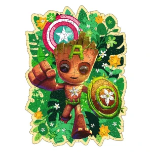 Ravensburger-Puzzle 150 Teile: Guardians of the Galaxy|Groot - Holzpuzzle