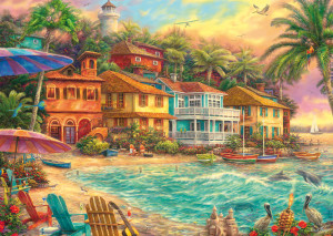 Schmidt-Spiele-Puzzle 1000 Teile: Inselzeit