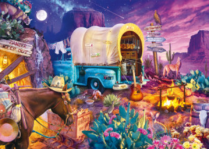 Romantisches Wildwest-Camping