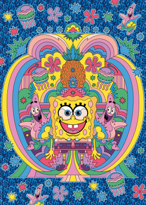 Schmidt-Spiele-Puzzle 1000 Teile: SpongeBob|Hommage an SpongeBob