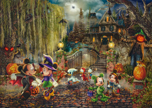 Schmidt-Spiele-Puzzle 1000 Teile: Disney|Micky Maus & Minnie Halloween Fun