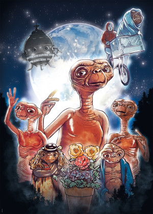 Schmidt-Spiele-Puzzle 1000 Teile: E.T.: Der Außerirdische - Seine Abenteuer