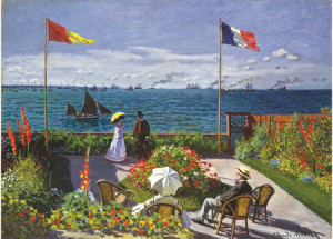Die Terrasse in Sainte-Adresse, Monet