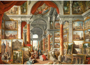 Eurographics-Puzzle 1000 Teile: Galerie mit Ansichten des modernen Rom
