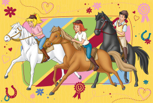 Schmidt-Spiele-Puzzle 200 Teile: Bibi & Tina|Pferdeliebe
