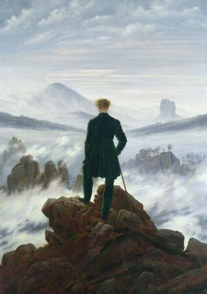 Der Wanderer über dem Nebelmeer, Friedrich