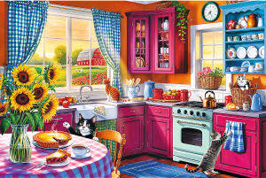 Trefl Puzzle-Puzzle 300 Teile: Morgens in der Küche