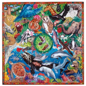 eeBoo-Puzzle 1000 Teile: Wilde Welt
