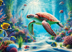 HCM Kinzel-Puzzle 150 Teile: Unterwasserwelt