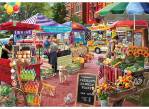 Eurographics-Puzzle 104 Teile: Ein Tag auf dem Bauernmarkt