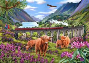 Natur am Glenfinnan Viadukt