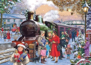 The House of Puzzles-Puzzle 500 Teile: Daheim zu Weihnachten