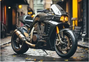 Futuristisches Motorrad