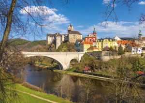 Blick auf Burg Loket