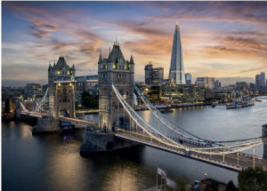 Sonnenuntergang an der Tower Bridge