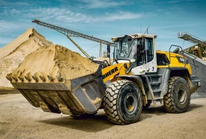 Schmidt-Spiele-Puzzle 200 Teile: Liebherr|Radlader L580