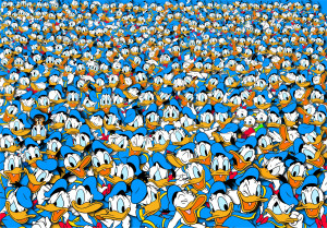 Clementoni-Puzzle 1000 Teile: Das unmögliche Puzzle|Donald Duck