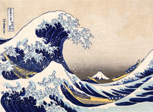 Die große Welle vor Kanagawa - Holzpuzzle