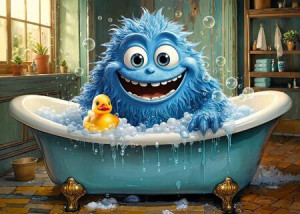 Planschen in der Wanne