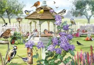 Vögel am Futterhaus