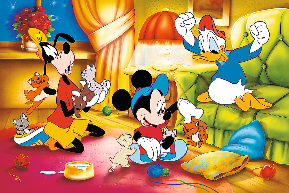 Trefl Puzzle-Puzzle 600 Teile: Disney|Charaktere aus Entenhausen