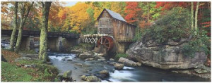 Glade Creek Grist Mill in Amerika