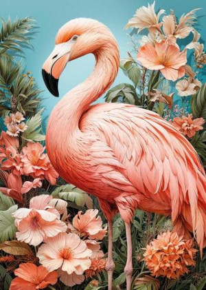 Pinker Flamingo