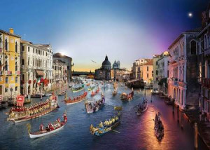Venedig von Tag zu Nacht
