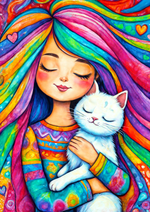 Enjoy Puzzle-Puzzle 1000 Teile: Katzenliebe
