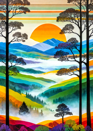 Enjoy Puzzle-Puzzle 1000 Teile: Hilltops Breeze