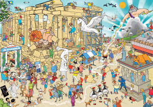 Goliath-Puzzle 1000 Teile: That ́s Life: Athen