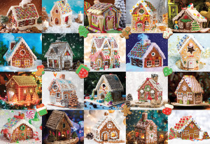 Eurographics-Puzzle 550 Teile: Lebkuchenhaus - Blechdosenpuzzle