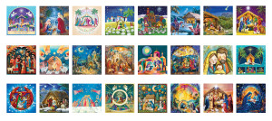 Eurographics-Puzzle 1200 Teile: Ankunft beim Christkind - Adventskalender
