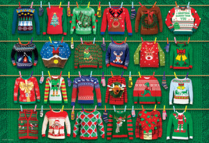 Hässliche Weihnachtspullover - Blechdosenpuzzle