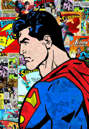 DC Superman - Comic Collage