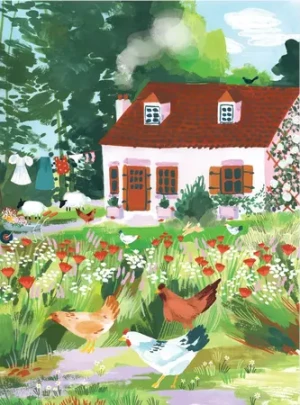 Wildblumen-Cottage