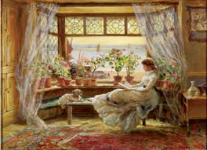 Lesen am Fenster