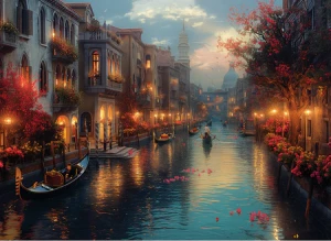 Morgendämmerung in Venedig