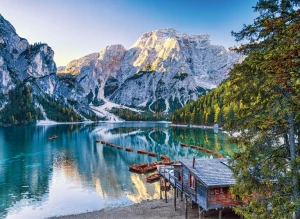 Perre-Puzzle 4000 Teile: Wilde Natur am Pragser Wildsee