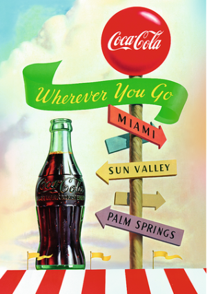 Coca Cola - Werbeplakat