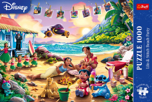 Trefl Puzzle-Puzzle 1000 Teile: Disney|Lilo & Stich am Strand